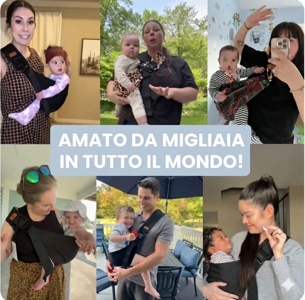 AriaBaby™ fascia marsupio ergonomica per neonati Ergozen