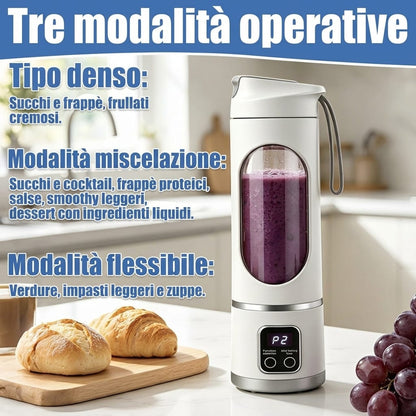 FrullaZen™ – Frullatore Portatile per uno Stile di Vita Sano