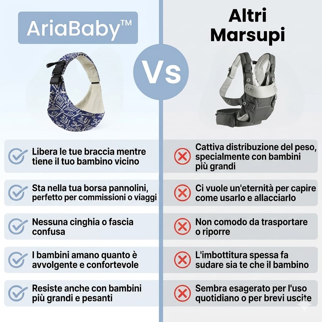 AriaBaby™ – Fascia Marsupio Ergonomica