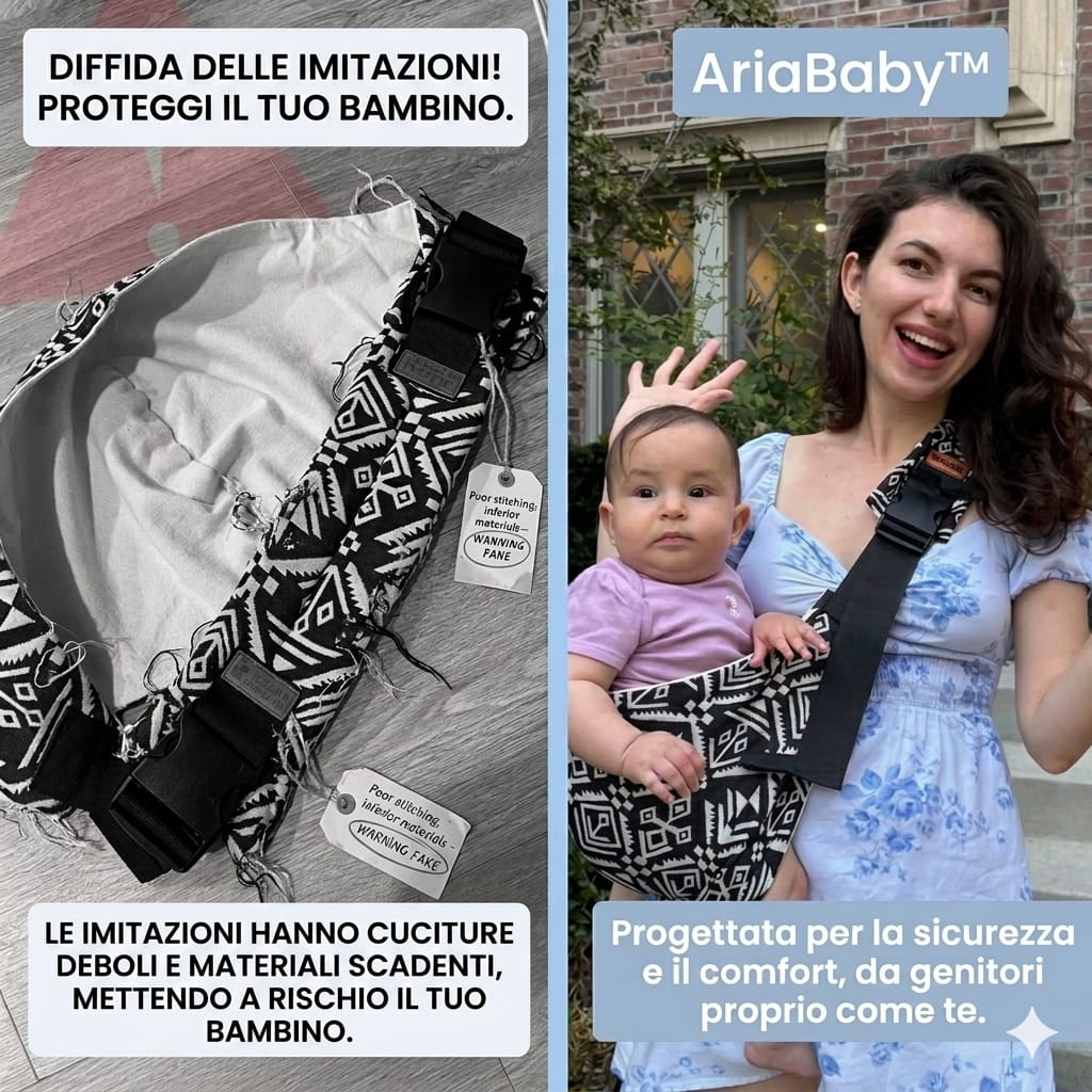 AriaBaby™ – Fascia Marsupio Ergonomica