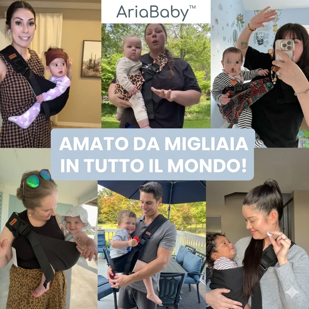 AriaBaby™ – Fascia Marsupio Ergonomica